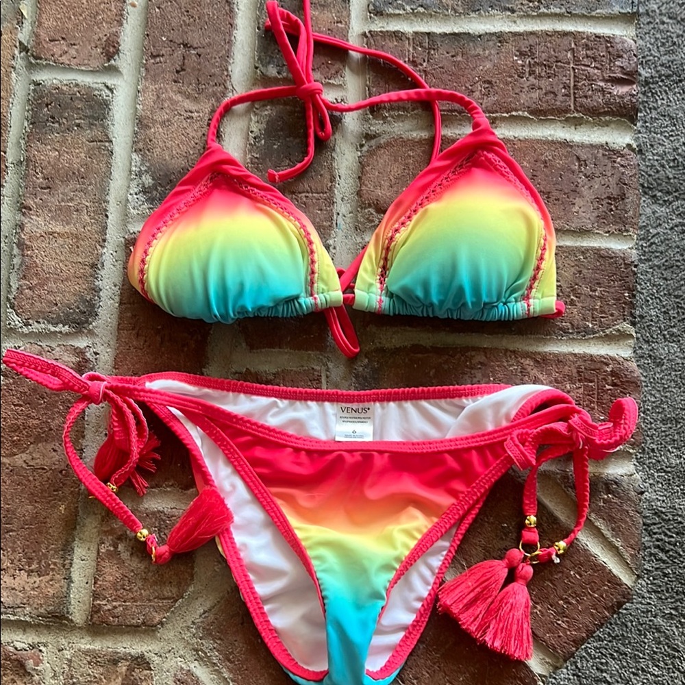 VENUS Multicolor Tassel Bikini
